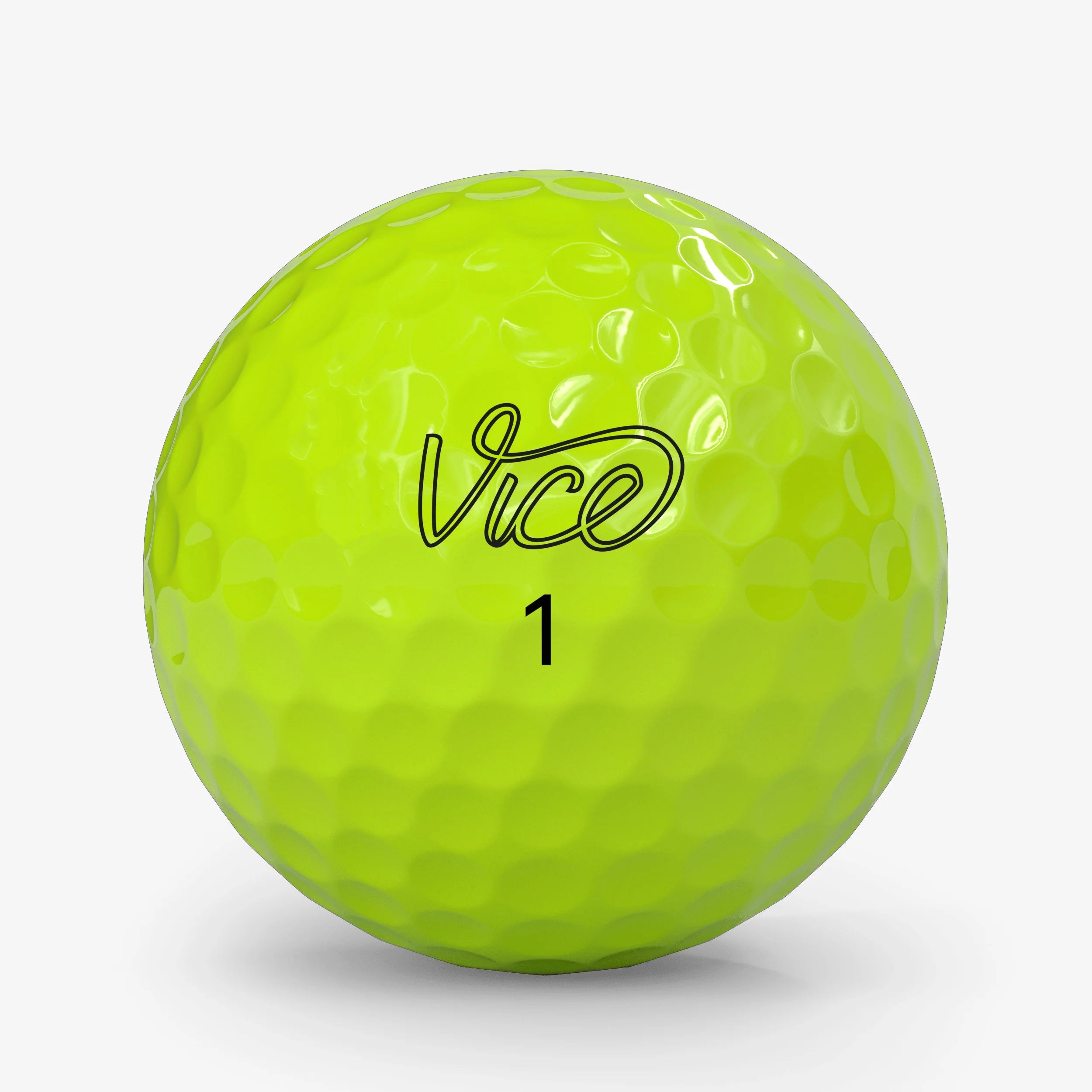Vice Drive golf balls 1 Doz. (12 Balls) Yellow. Get 10% off when buying any 3 Boxes